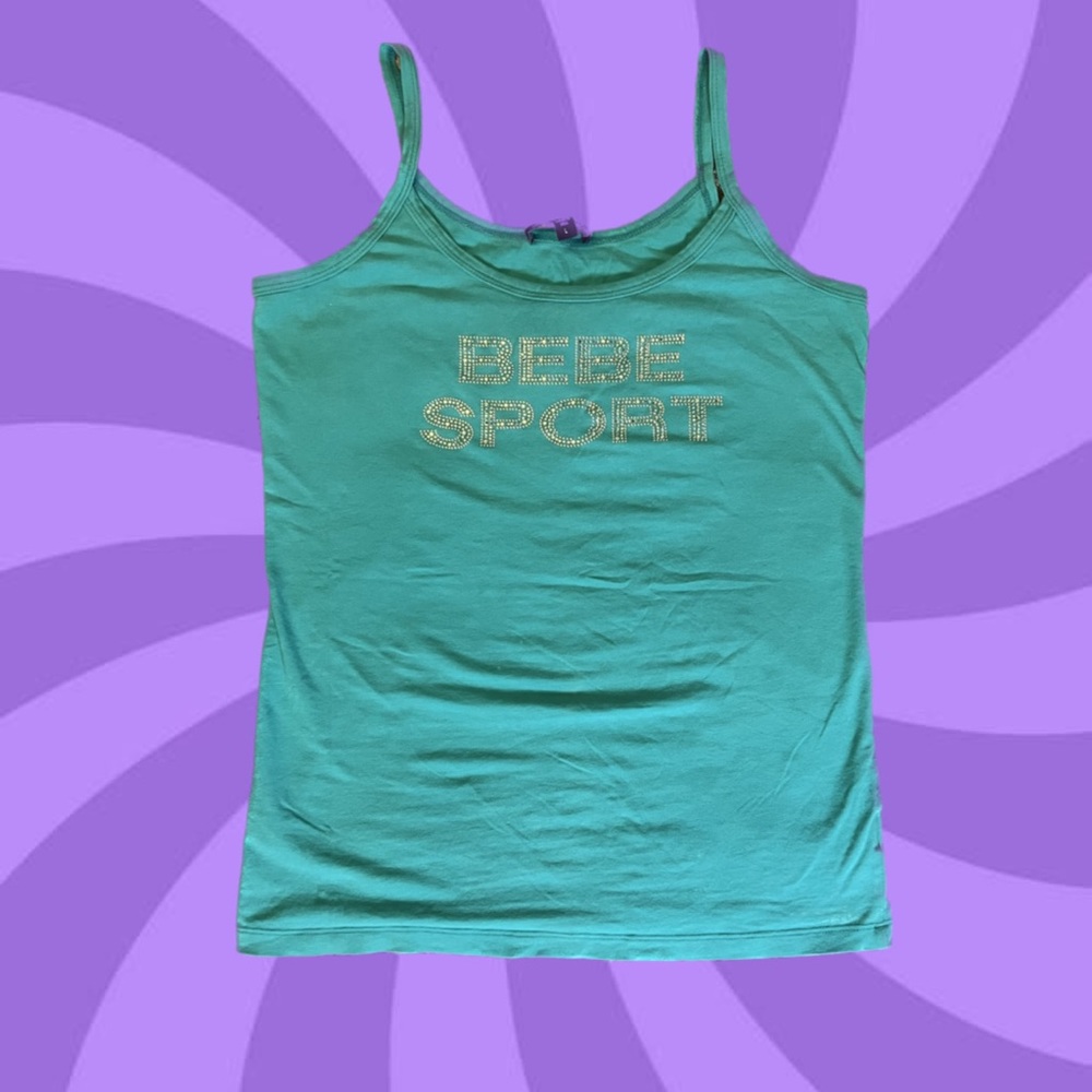2000s Baby Blue BeBe Sport Tank
